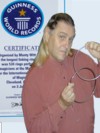 Monty Guinness World Record with the linking rings